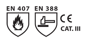 EN 388 EN407 CE KAT III